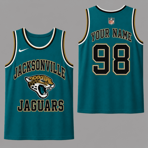Jacksonville Jaguars | Premium NFL Personalized Team Custom Name Number Sports Tank Top NDN