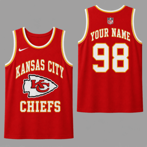 Kansas City Chiefs | Premium NFL Personalized Team Custom Name Number Sports Tank Top NDN