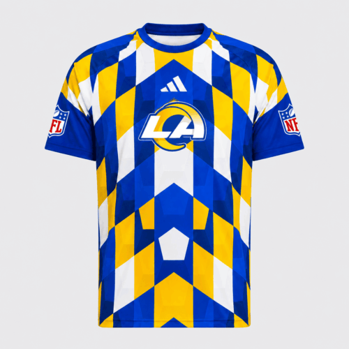 Los Angeles Rams | Premium NFL Geometric Fan Performance T-Shirt NDN