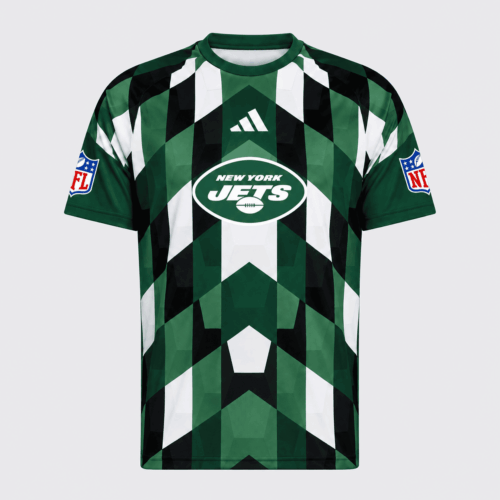 New York Jets | Premium NFL Geometric Fan Performance T-Shirt NDN