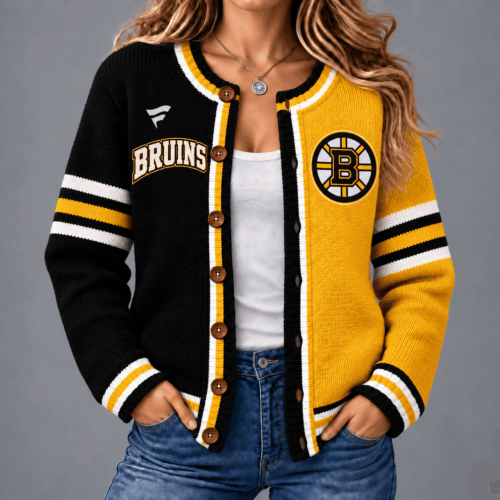 Boston Bruins | Premium NHL Game Ready Cardigan NY