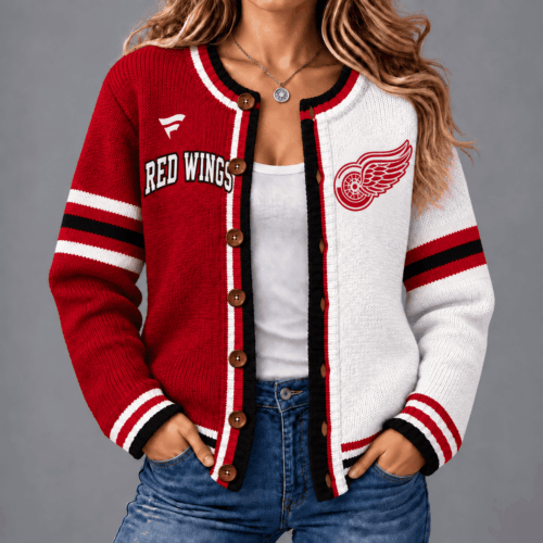 Detroit Red Wings | Premium NHL Game Ready Cardigan NY
