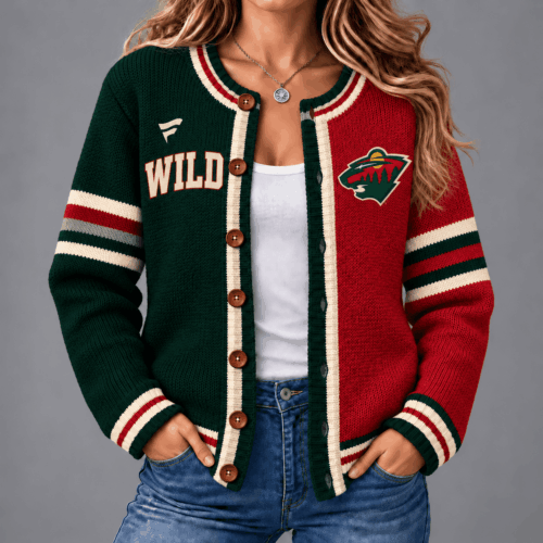 Minnesota Wild | Premium NHL Game Ready Cardigan NY