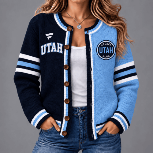 Utah Hockey Club | Premium NHL Game Ready Cardigan NY