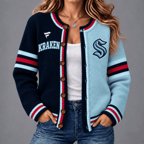 Seattle Kraken | Premium NHL Game Ready Cardigan NY