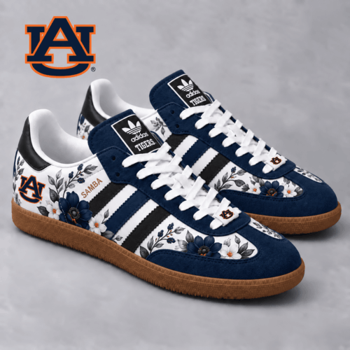 Auburn Tigers | Premium NCAA Heritage Floral Samba Shoes NX