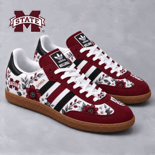 Mississippi State Bulldogs | Premium NCAA Heritage Floral Samba Shoes NX