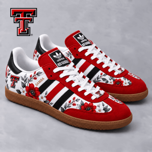 Texas Tech Red Raiders | Premium NCAA Heritage Floral Samba Shoes NX