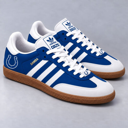 Indianapolis Colts | Premium NFL Classic Samba-Inspired Low-Top Sneakers NY