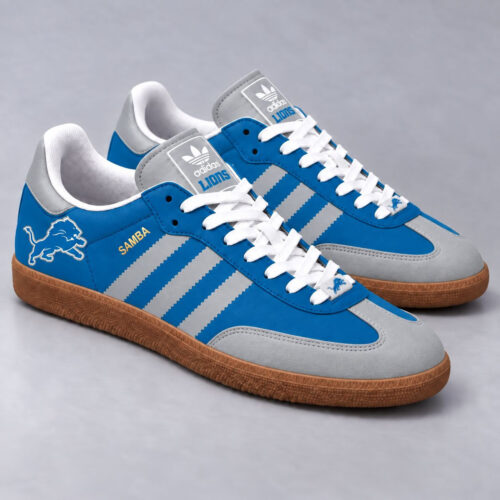 Detroit Lions | Premium NFL Classic Samba-Inspired Low-Top Sneakers NY