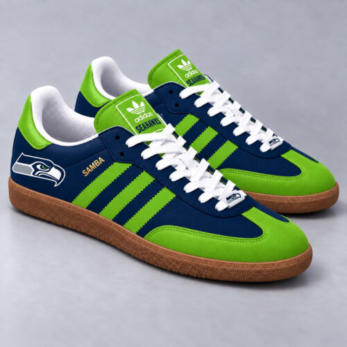 Seattle Seahawks | Premium NFL Classic Samba-Inspired Low-Top Sneakers NY