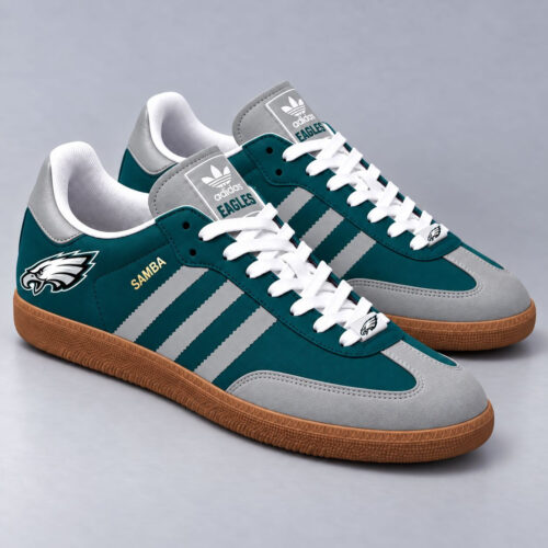 Philadelphia Eagles | Premium NFL Classic Samba-Inspired Low-Top Sneakers NY
