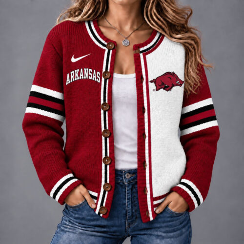 Arkansas Razorbacks | Premium NCAA Game Ready Cardigan NY