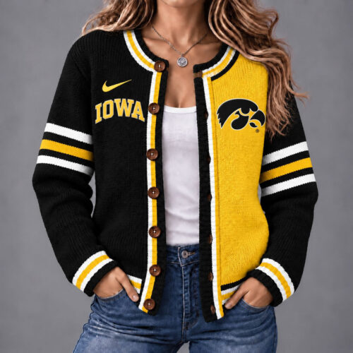 Iowa Hawkeyes | Premium NCAA Game Ready Cardigan NY