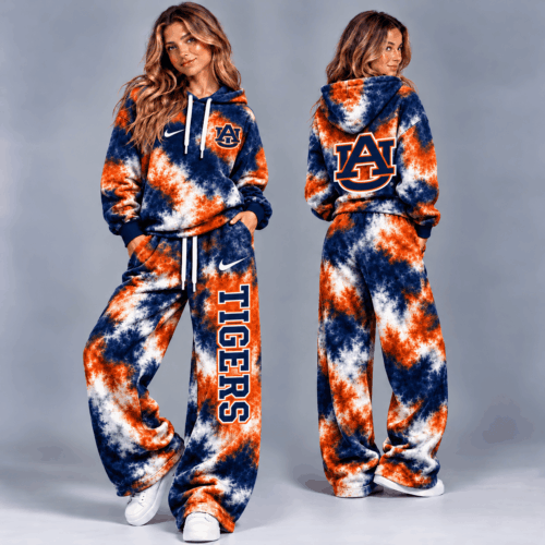 Auburn Tigers | Premium NCAA Crimson Storm Hoodie Lounge Set NTH1