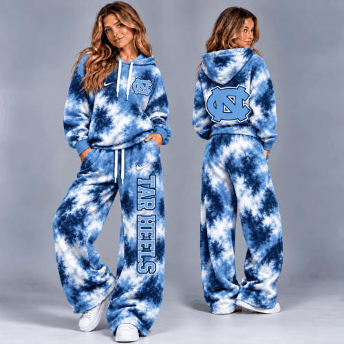 North Carolina Tar Heels | Premium NCAA Crimson Storm Hoodie Lounge Set NTH1