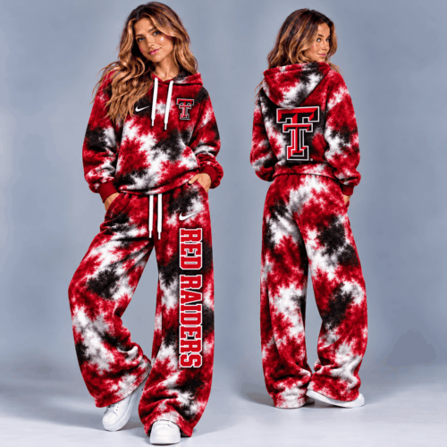 Texas Tech Red Raiders | Premium NCAA Crimson Storm Hoodie Lounge Set NTH1