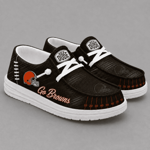 Cleveland Browns | Premium NFL Football Field Fan Loafer Shoes NY