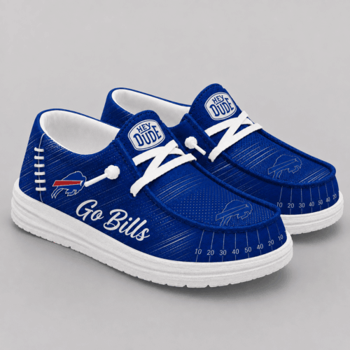 Buffalo Bills | Premium NFL Football Field Fan Loafer Shoes NY