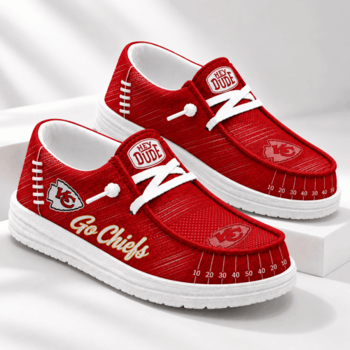 Kansas City Chiefs | Premium NFL Football Field Fan Loafer Shoes NY