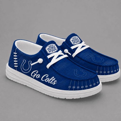 Indianapolis Colts | Premium NFL Football Field Fan Loafer Shoes NY