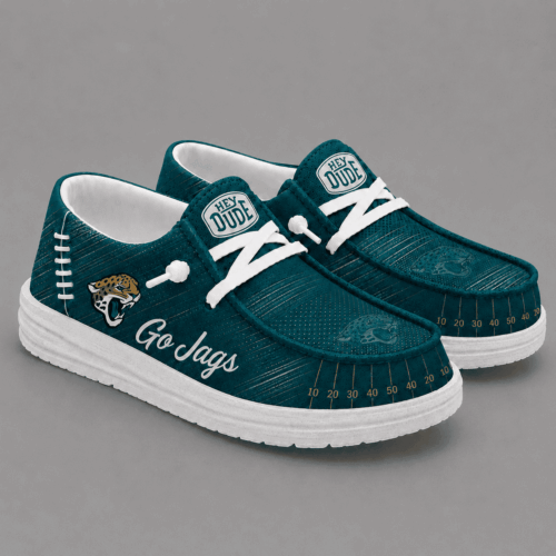 Jacksonville Jaguars | Premium NFL Football Field Fan Loafer Shoes NY