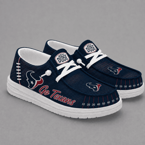 Houston Texans | Premium NFL Football Field Fan Loafer Shoes NY