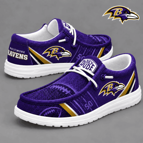 Baltimore Ravens | Premium NFL Team Ready Loafer Shoes NY