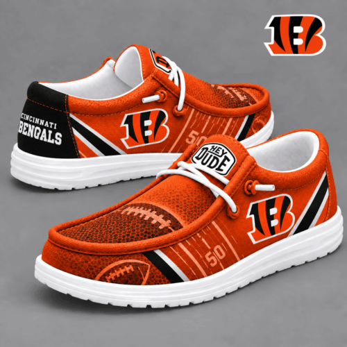 Cincinnati Bengals | Premium NFL Team Ready Loafer Shoes NY