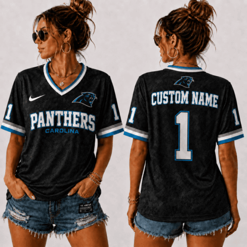 Carolina Panthers | Premium NFL Sunday Street V-Neck Jersey NTT