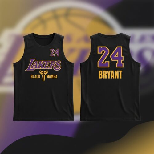 Los Angeles Lakers Luka Doncic Printed Basketball Jersey - All-Over Print Black Mamba