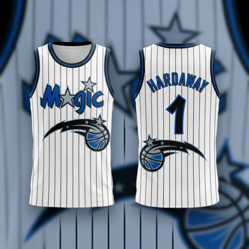 Custom Printed Penny Hardaway Orlando Magic 1993/94 Basketball Jersey