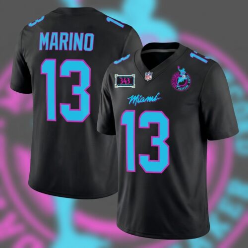 Dolphins Dan the Man Record Breaker All-Over Print Football Jersey