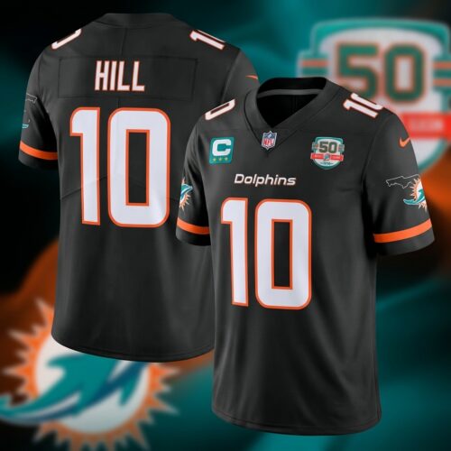 Dolphins 50th Perfect Season Florida All-Over Print Football Jersey