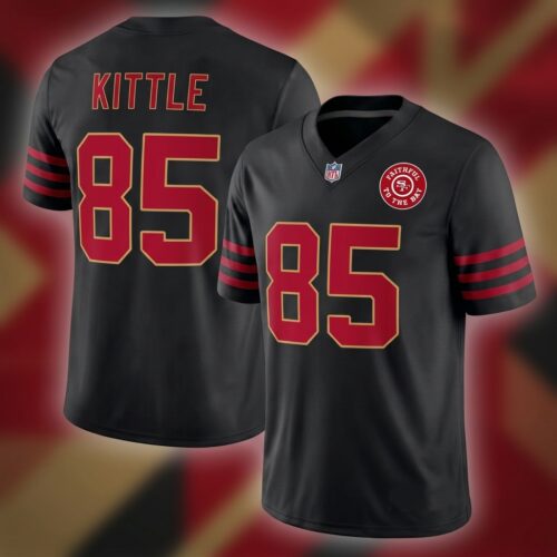 49ers Throwback Faithful To The Bay Custom Printed Football Jersey