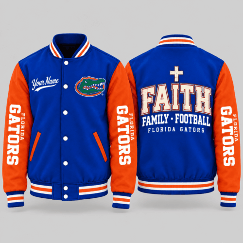 Florida Gators | NCAA Faith Family Football Varsity Jacket TD