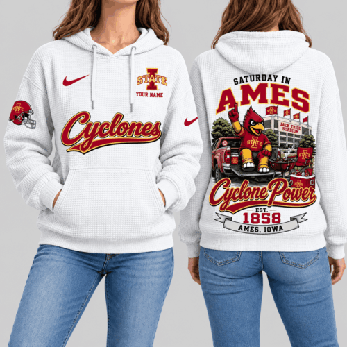 Iowa State Cyclones | NCAA Saturday Gameday Waffle Hoodie TD