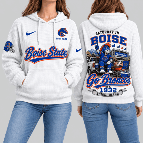 Boise State Broncos | NCAA Saturday Gameday Waffle Hoodie TD