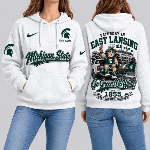 Michigan State Spartans | NCAA Saturday Gameday Waffle Hoodie TD