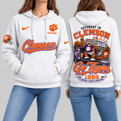 Clemson Tigers | NCAA Saturday Gameday Waffle Hoodie TD