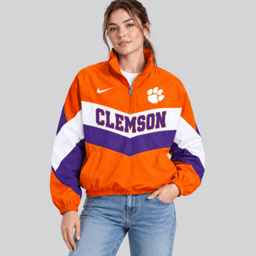 Clemson Tigers | NCAA Chevron Wordmark Zip Jacket TD