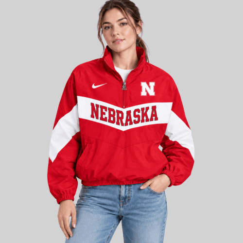 Nebraska Cornhuskers | NCAA Chevron Wordmark Zip Jacket TD