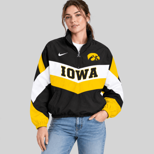 Iowa Hawkeyes | NCAA Chevron Wordmark Zip Jacket TD
