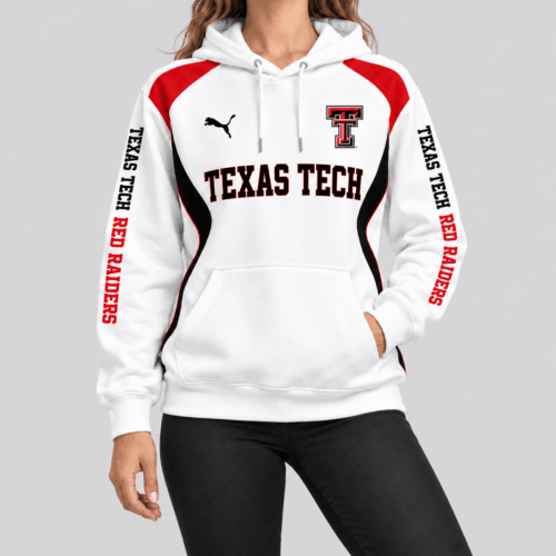 Texas Tech Red Raiders | NCAA Contrast Panel Wordmark Hoodie TD