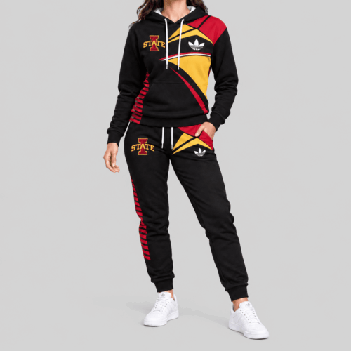 Iowa State Cyclones | NCAA Geometric Panel Tracksuit Set TD
