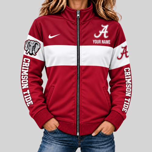 Alabama Crimson Tide | NCAA Color Block Mascot Sleeve Jacket TD