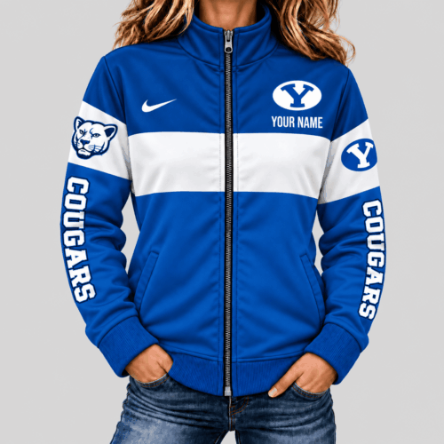 BYU Cougars | NCAA Color Block Mascot Sleeve Jacket TD