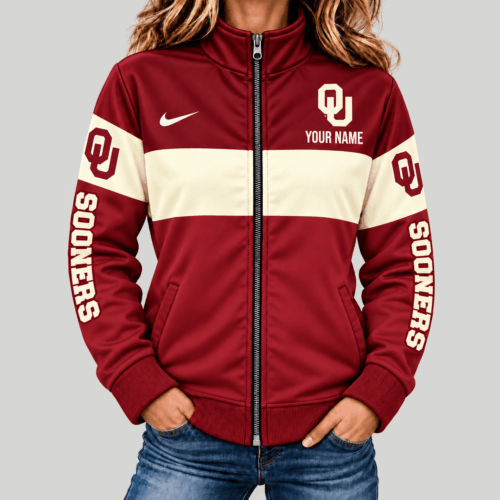 Oklahoma Sooners | NCAA Color Block Mascot Sleeve Jacket TD