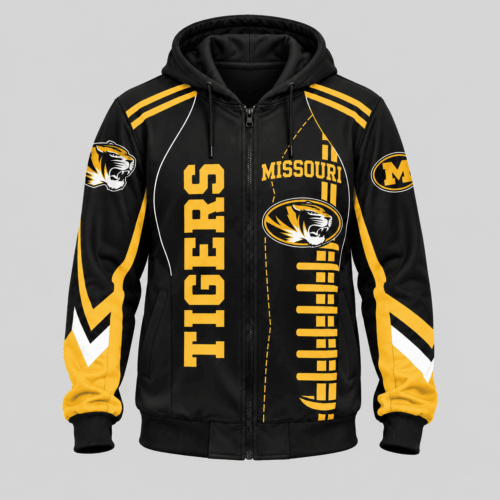 Missouri Tigers | NCAA Football Lace Zip Hoodie TD