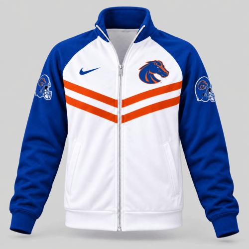 Boise State Broncos | NCAA Chevron Stripe Track Jacket TD